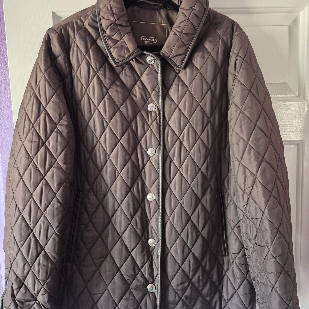 Coach Women's Quilted Jacket - Brown